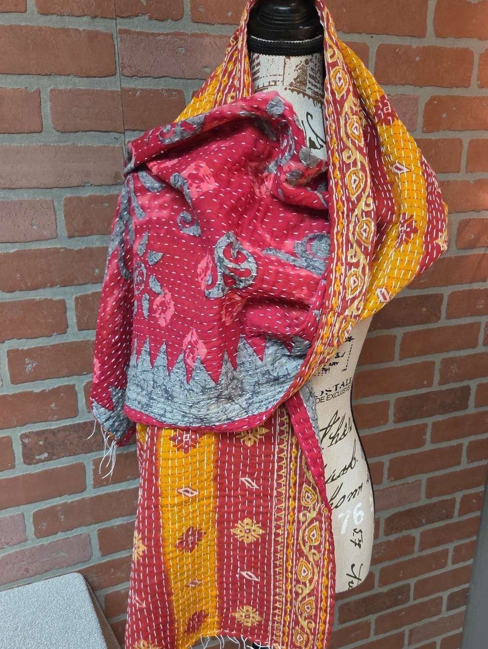 Multicolor Kantha Scarf #53